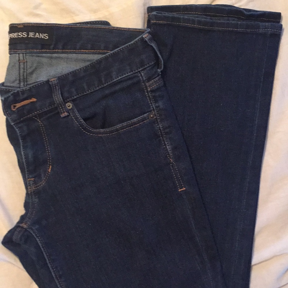Dark blue Express stretch jeans